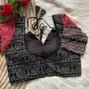 Mumtaz121 Pure Ajrakh Print Cotton Blouse Wholesale Clothing Ditributors In India
